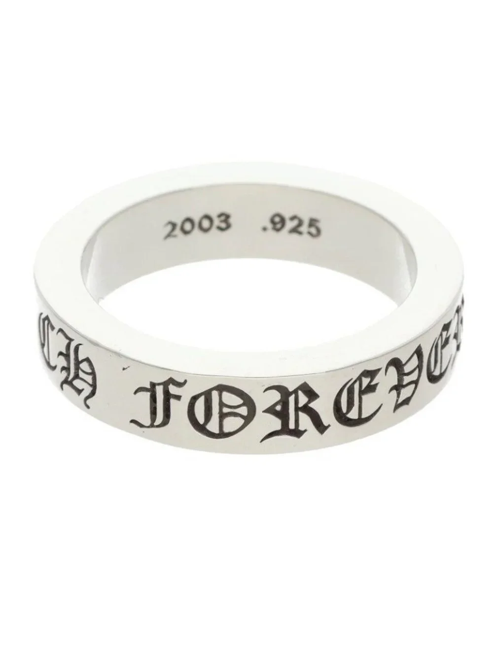 Chrome Hearts Spacer Forever Silver Ring